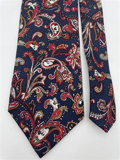 Disney Mickey Mouse Tie The Tie Work Balancine Paisley Multicolor All