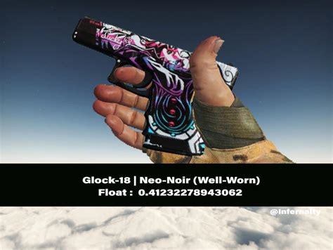 Glock 18 Neo Noir WW CSGO SKINS KNIVES Video Gaming Gaming