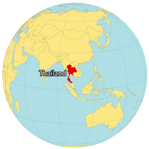 Map Of Thailand With Equator Maps Of The World Images