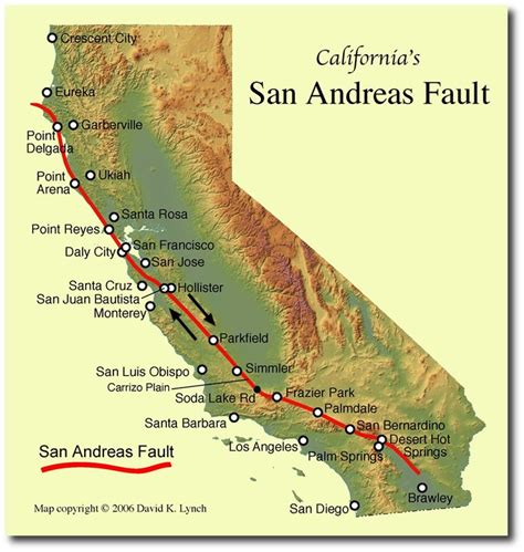 A Map Of The State Of California With Roads And Major Cities In Each