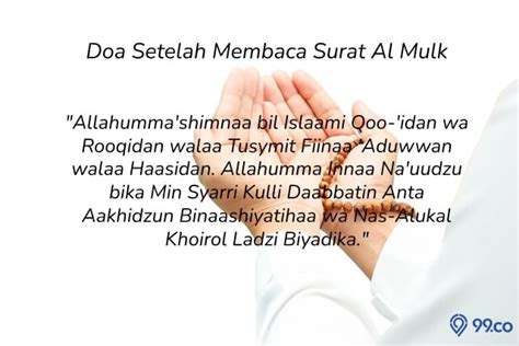 Doa Surat Al Mulk Dan Artinya Bacalah Doa Ini Setelah Membaca Surat Al