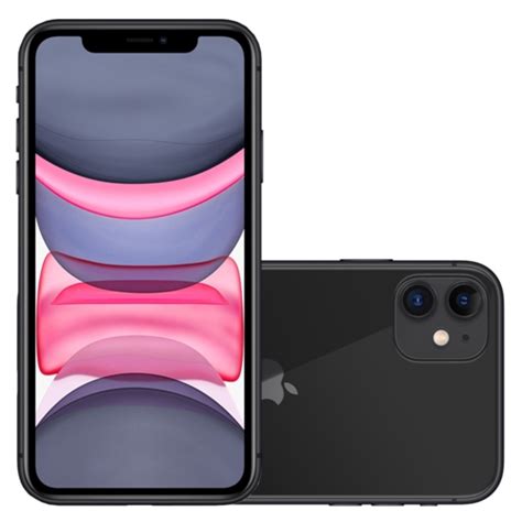 Smartphone Apple IPhone 11 64GB IOS 13 Preto Schumann