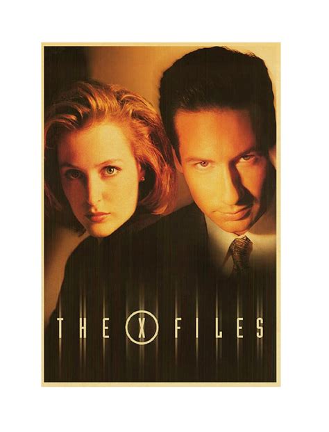 X Files Scully And Mulder Poster | Alien Shopping