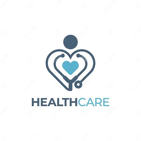 Modern Abstract Health Medical Care With People Hearth Love And