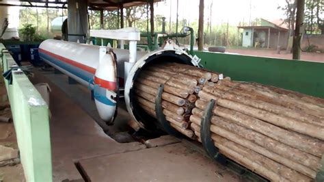 Tratamento Da Madeira De Eucalipto Na Autoclave COMPANHIA DO