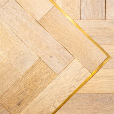 Brass Silver Design Strips Woodpecker Flooring