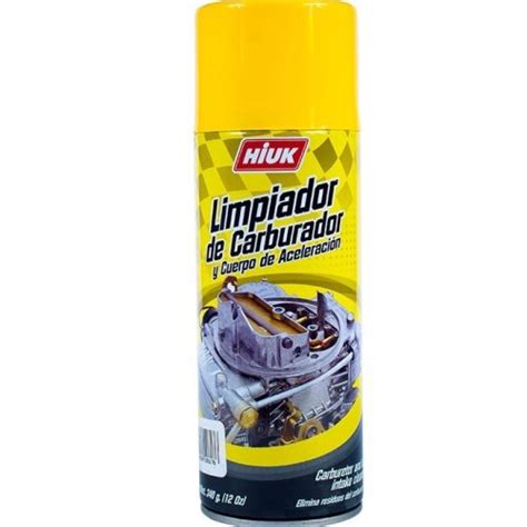 106176 LIMPIADOR DE CARBURADOR Y CUERPO DE ACELERACION 420ML HIUK