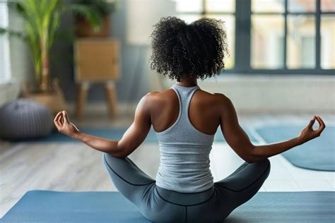 African American Woman Yoga Clothing Free Photo Rawpixel