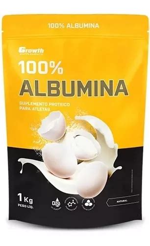 Albumina Kg Growth Supplements Suplemento Prot Ico Natural Frete Gr Tis