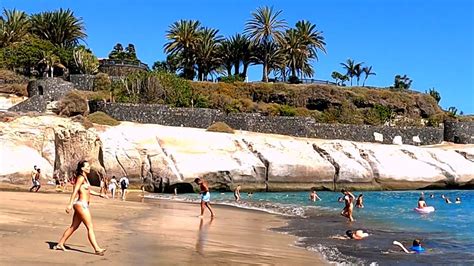 Walk On The Beach Of Tenerife Del Duque The Best Beach Of Spain Youtube