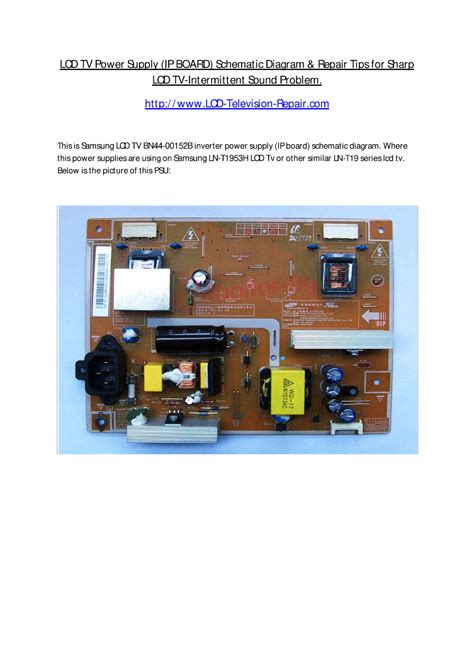 Samsung Tv Power Supply Schematic