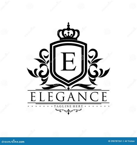 Plantilla De Vector Real Del Logotipo De Elegancia Stock De Ilustraci N