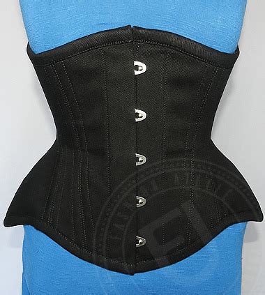 Corset Underbust Ancas Em Sarja Nude