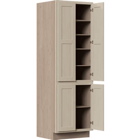 Bbcar Pantry Cabinet Lower Utility Winthrop Cathedral Red Oak Inset