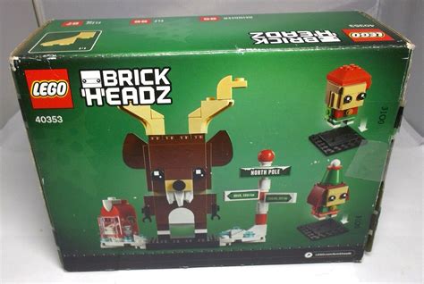 LEGO BRICKHEADZ REINDEER 85 ELF 87 ELFIE 86 40353 COMPLETE EBay