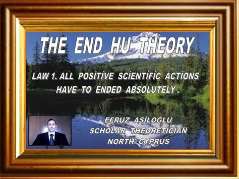 A Framed Photo With The Words Law All Positive Scientific Actions