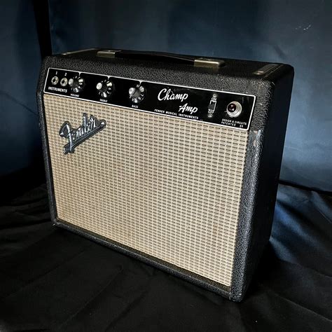 Used Vintage 1966 Fender Champ 6 Watt 1x8 Amplifier Tfw103 Tone Shop