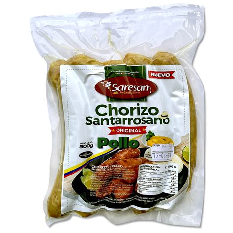 Chorizo Santarrosano De Pollo Saresan