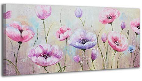 Affiliate Ys Art Acryl Gem Lde Blumen Handgemalt X Cm Wand