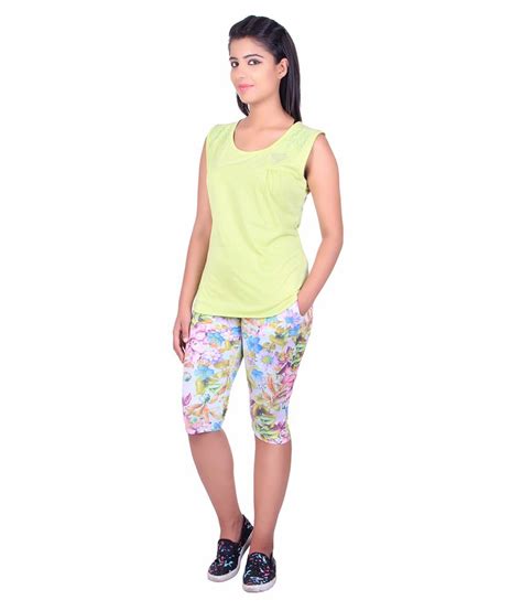 Buy Kaily Multi Color Cotton Capris Online At Best Prices In India