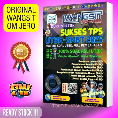 Jual Buku Skolastik UTBK SNBT SUKSES TPS 2025 Buku Wangsit 2025