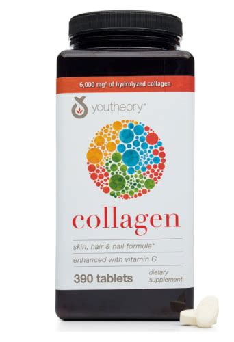 Youtheory Collagen Biotin Advanced Formula 390 Tablets 6 000 Mg EBay