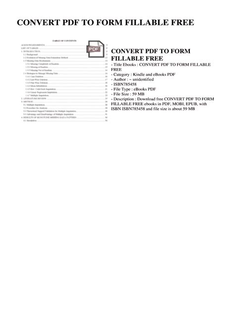 Fillable Online Convert Pdf To Form Fillable Free Convert Pdf To Form