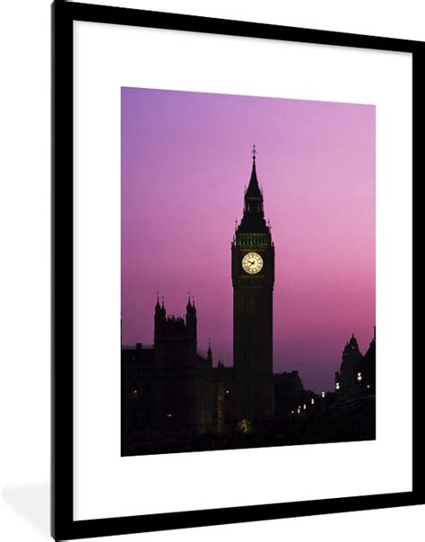 Fotolijst Incl Poster City Of Westminster Met Klokkentoren In De