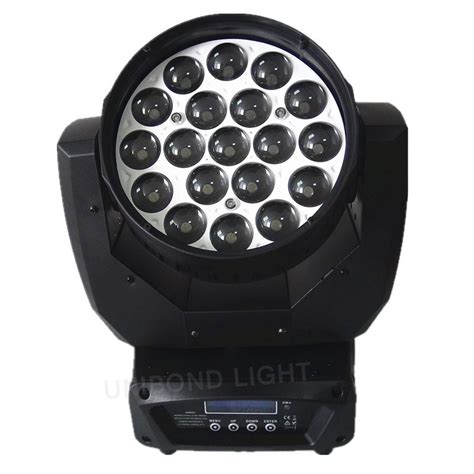 LED 19 12W RGBW Beam DJ Disco Moving Head Stage Light China Headlight