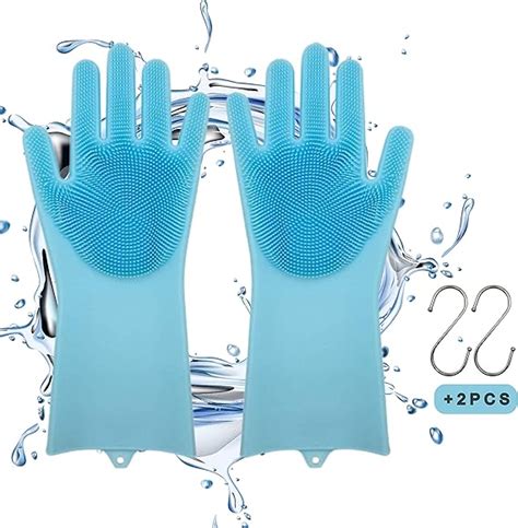 Amazon Magic Silicone Dishwashing Glove With Wash Scrubber