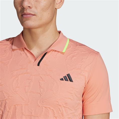 Adidas AEROREADY FreeLift Pro Tennis Polo Shirt Red Adidas UAE