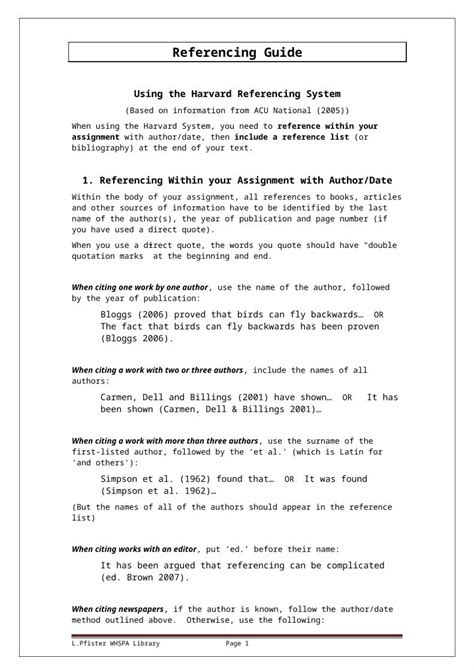 Docx Using The Harvard Referencing System Millennium  · Web Viewreferencing Guide Using The