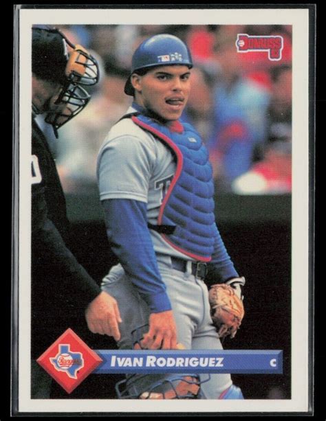 Donruss Ivan Rodriguez Texas Rangers Ebay