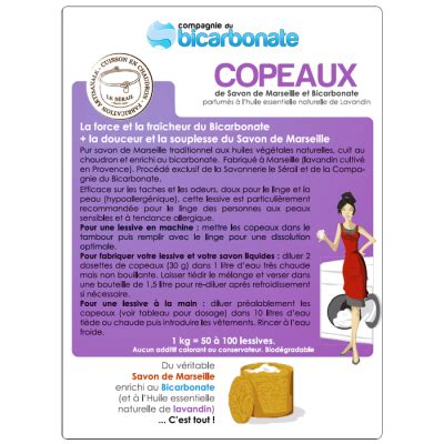 Copeaux De Savon De Marseille Enrichis Au Bicarbonate De Soude