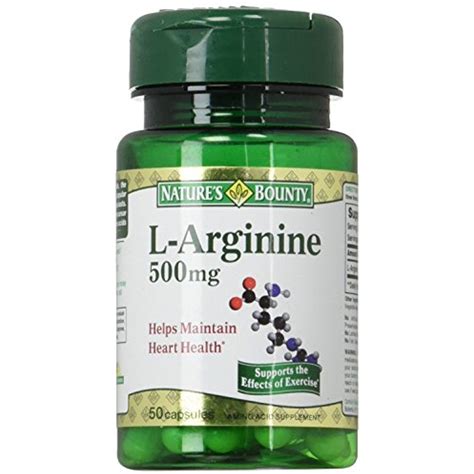 Nature S Bounty L Arginine 500 Mg 50 Capsules Check Out This