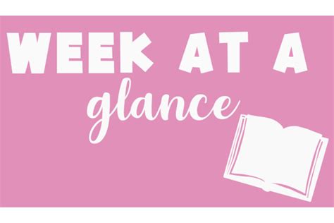 Week At A Glance January 13 17 2025 Cook Elementary School