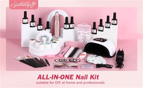 Spththhpy Nagelset Geln Gel Starterset Gel Nagellack Kit Mit W Uv