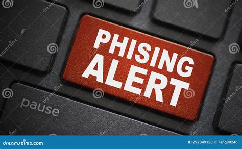 Phishing Alert Text Button On Keyboard Stock Photo Image Of Digital