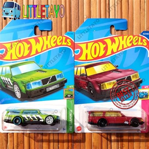 Jual Hotwheels Volvo Drift Wagon Ungu Hijau Estate