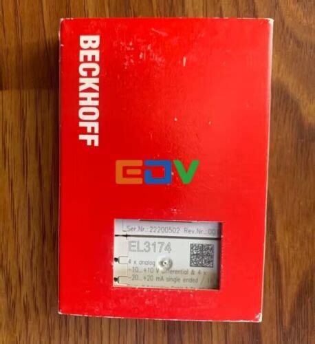 New BECKHOFF EL3174 Programmable Logic Controller Module Express DHL Or