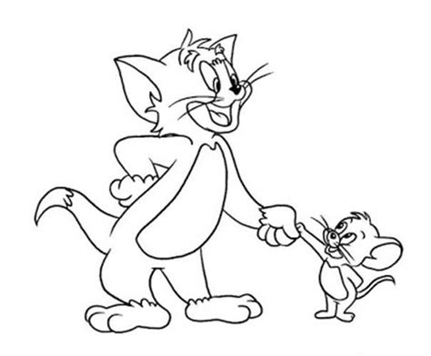 Amigos Tom E Jerry Desenhos Para Colorir Coisas Simples Para