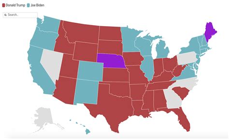 United States Election Map 2020