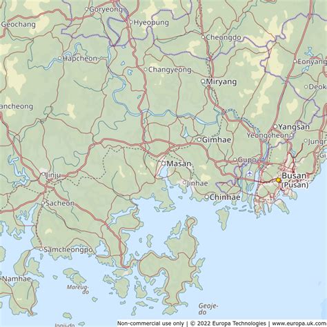 Map Of Masan South Korea Global Atlas