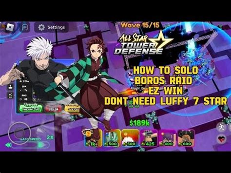 How To Solo Boros Raid Ez Win No Cid No Aizen No Luffy All Star