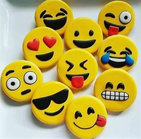 Emoji Manualidades Con Arcilla Polim Rica Galletas De Emojis Como