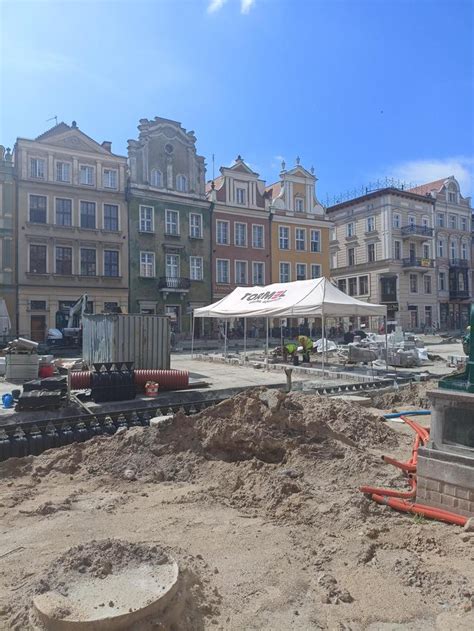 Remont Starego Rynku w Poznaniu sierpień ESKA pl