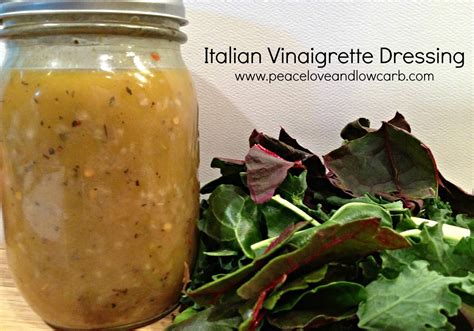 Italian Vinaigrette Dressing | Peace Love and Low Carb