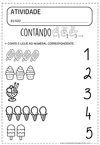 Atividade Pronta Alfabeto E Numerais A Arte De Ensinar E Aprender Images