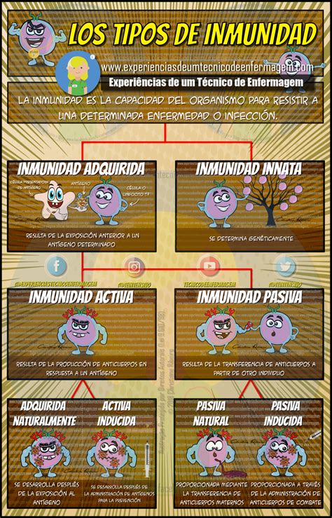 La Inmunidad Y Sus Tipos Enfermagem Ilustrada