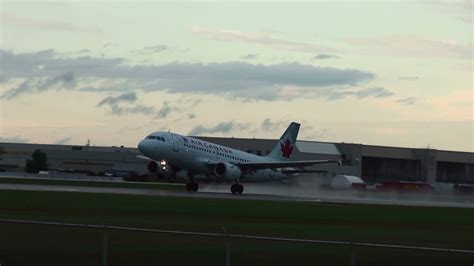 Air Canada Airbus 319 114 C GBIK Wet Takeoff 24L YUL CYUL Montreal